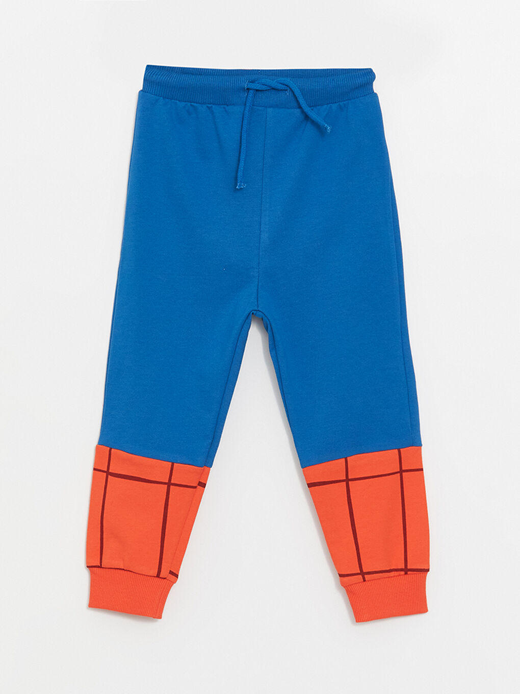 Mavi Beli Lastikli Spider-Man Baskılı Erkek Çocuk Jogger Eşofman Altı