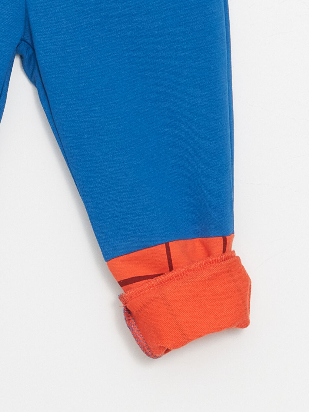 Mavi Beli Lastikli Spider-Man Baskılı Erkek Çocuk Jogger Eşofman Altı-1