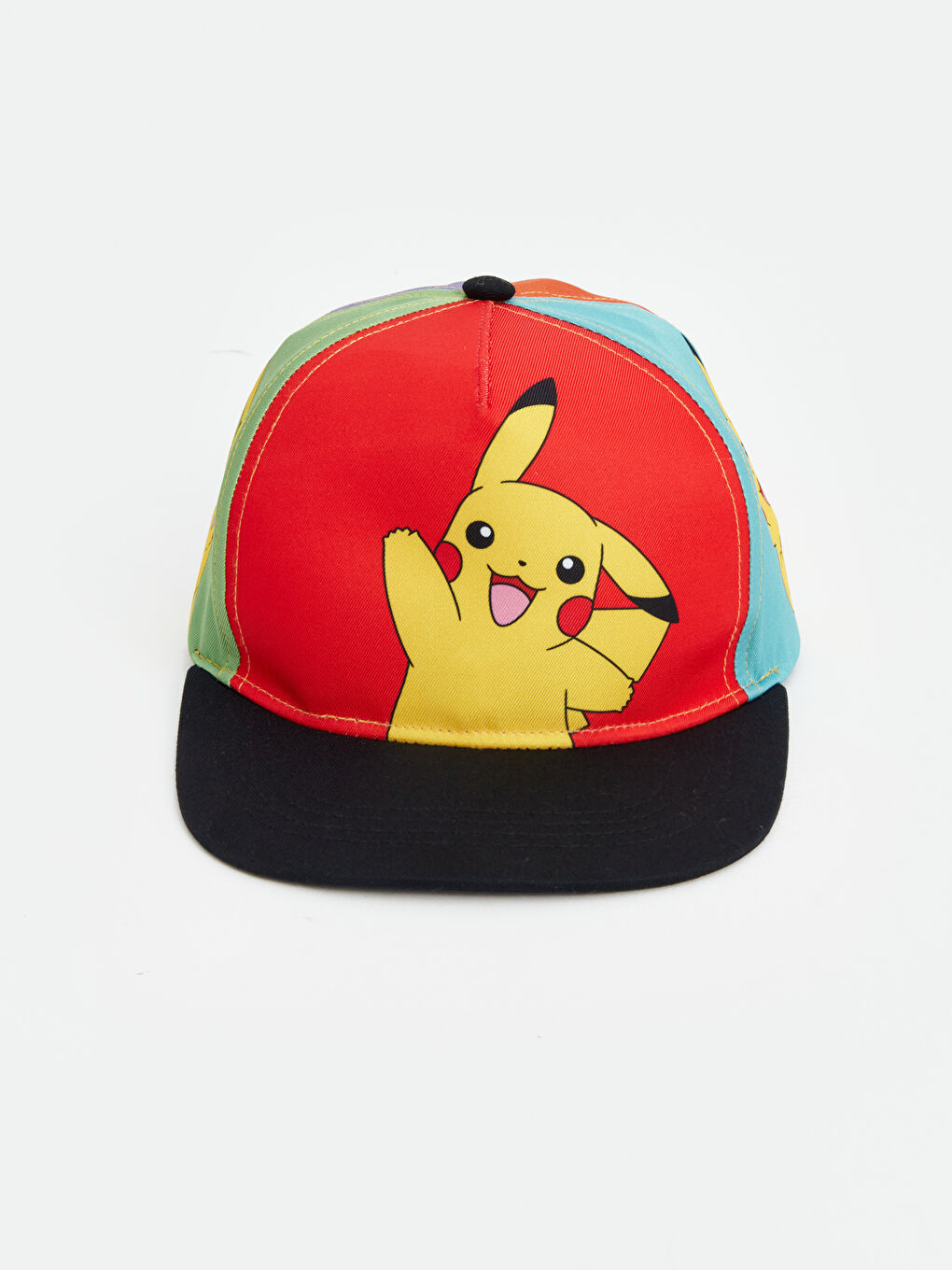 Karışık Pikachu Baskılı Erkek Çocuk Kep Şapka