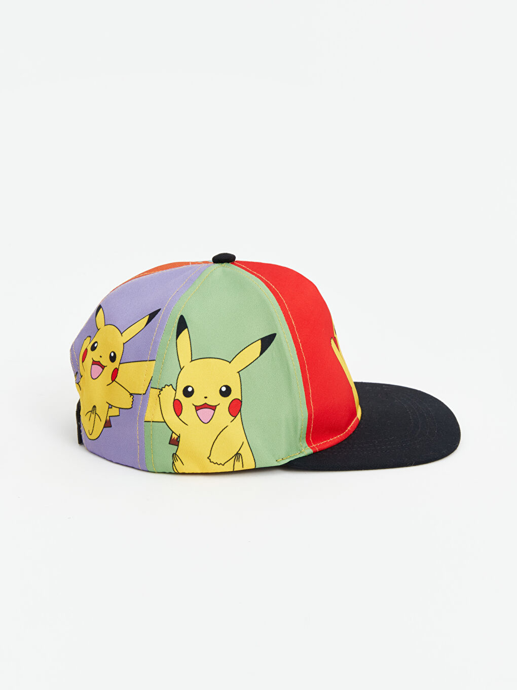 Karışık Pikachu Baskılı Erkek Çocuk Kep Şapka-2