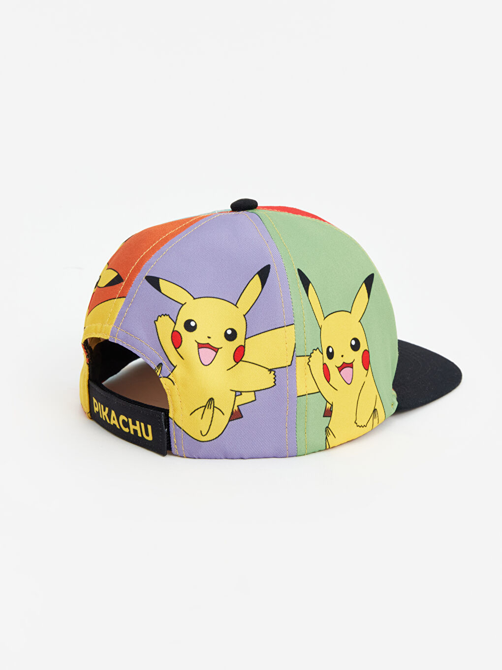 Karışık Pikachu Baskılı Erkek Çocuk Kep Şapka-3