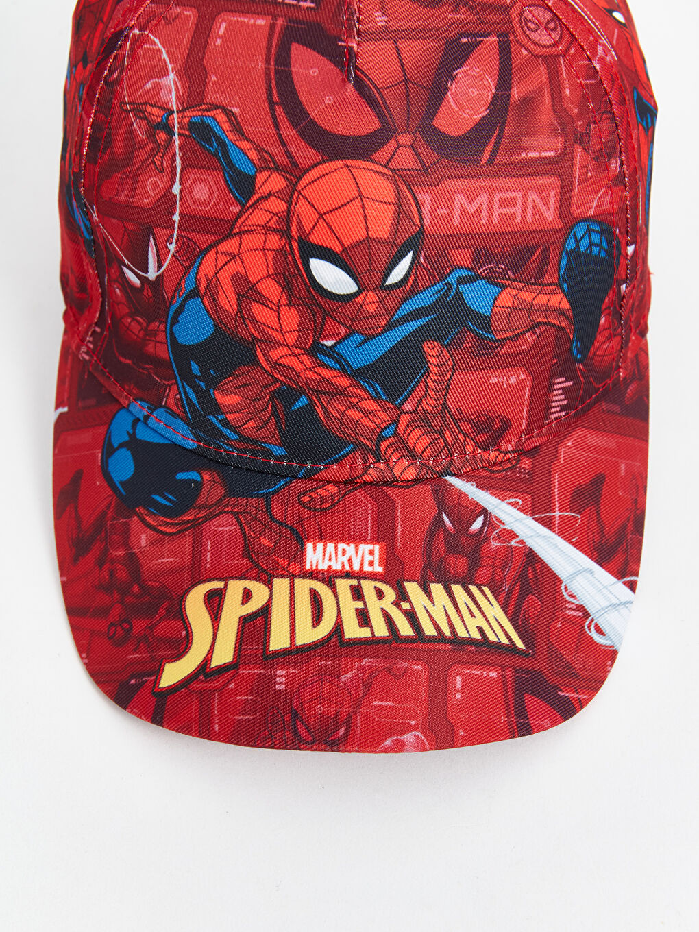 LCW ACCESSORIES Kırmızı Baskılı Spiderman Baskılı Erkek Çocuk Kep Şapka - 1