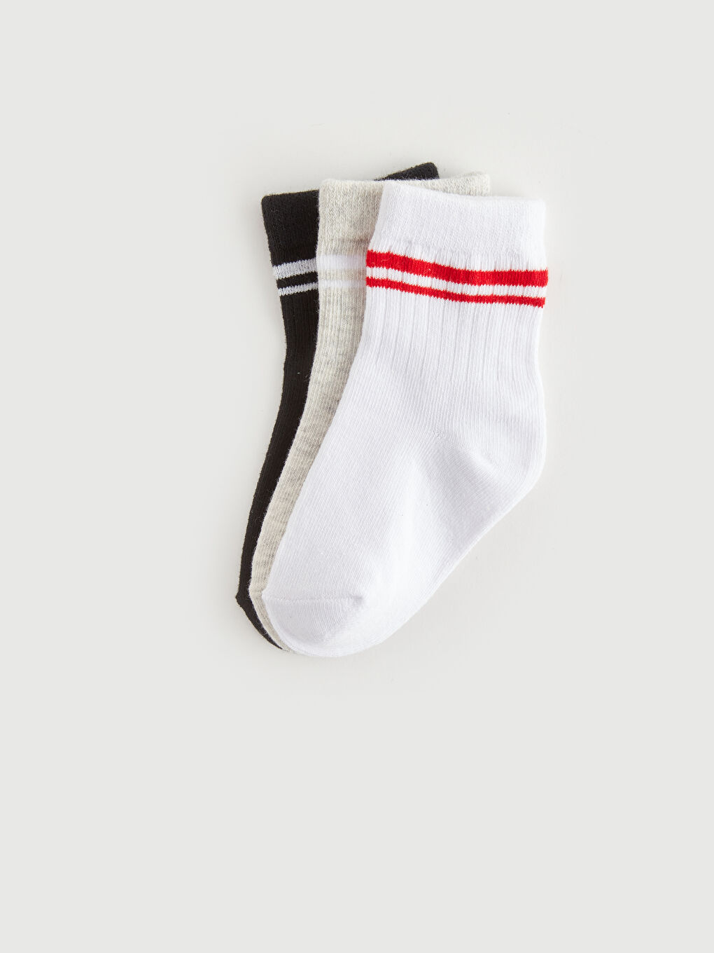 Striped Baby Boys' Ankle Socks 3-pack -S43517Z1-Q6K