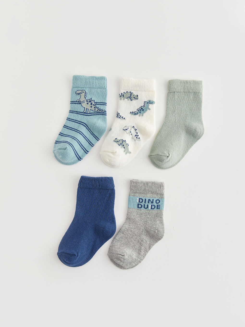 Patterned Baby Boy Socket Socks 5-Pack -S43523Z1-SQ4
