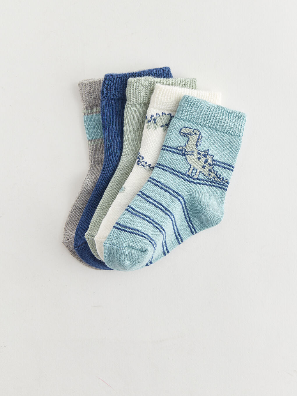 Patterned Baby Boy Socket Socks 5-Pack -S43523Z1-SQ4