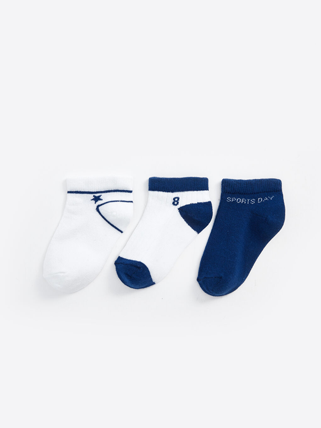 Printed Baby Boys' Bootie Socks 3-pack -S43555Z1-HKF