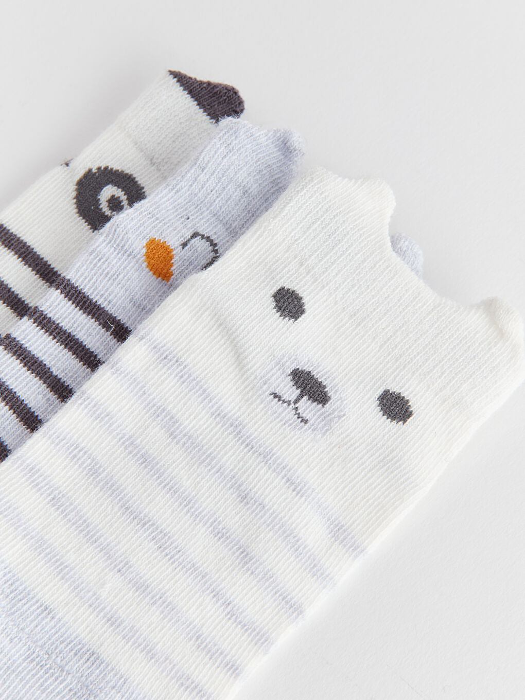 LCW baby Figured Baby Boys' Trainer Socks 3-Pack -S43584Z1-FDU