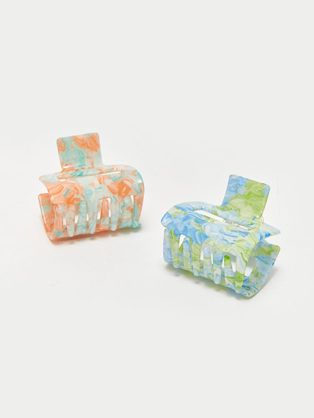 Karışık Kadın Mandal Toka 2'li