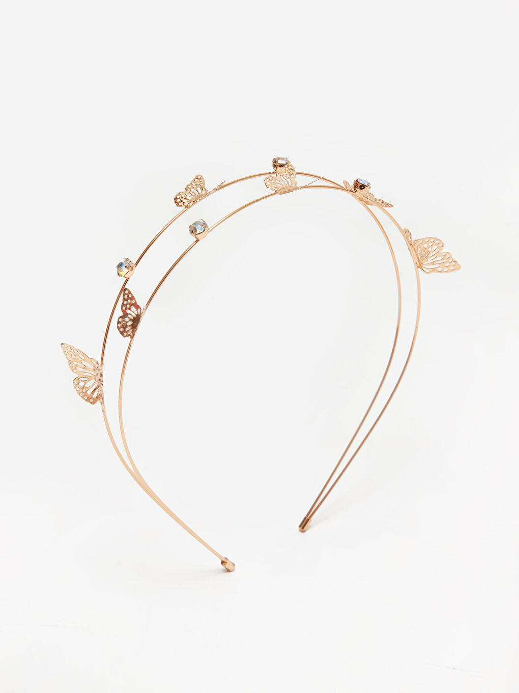 Karışık Kelebek Figürlü Kadın Taç