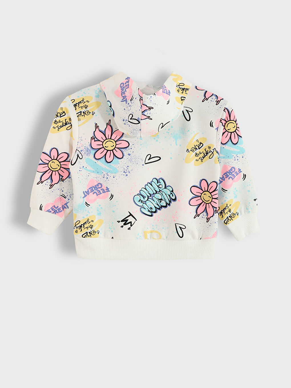 Толстовка з капюшоном для дівчаток-1