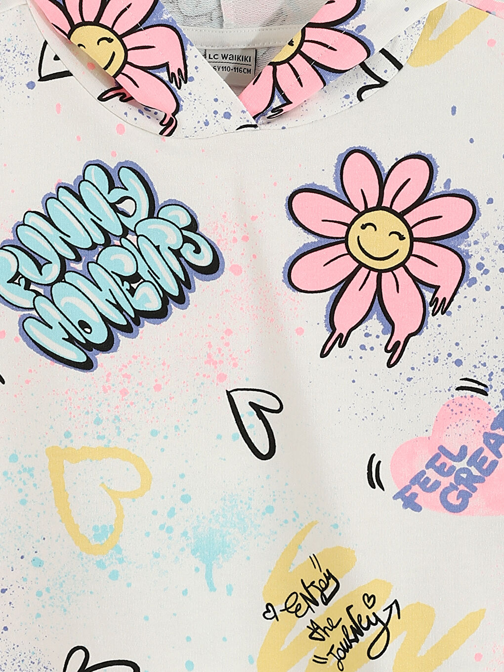 Толстовка з капюшоном для дівчаток-3