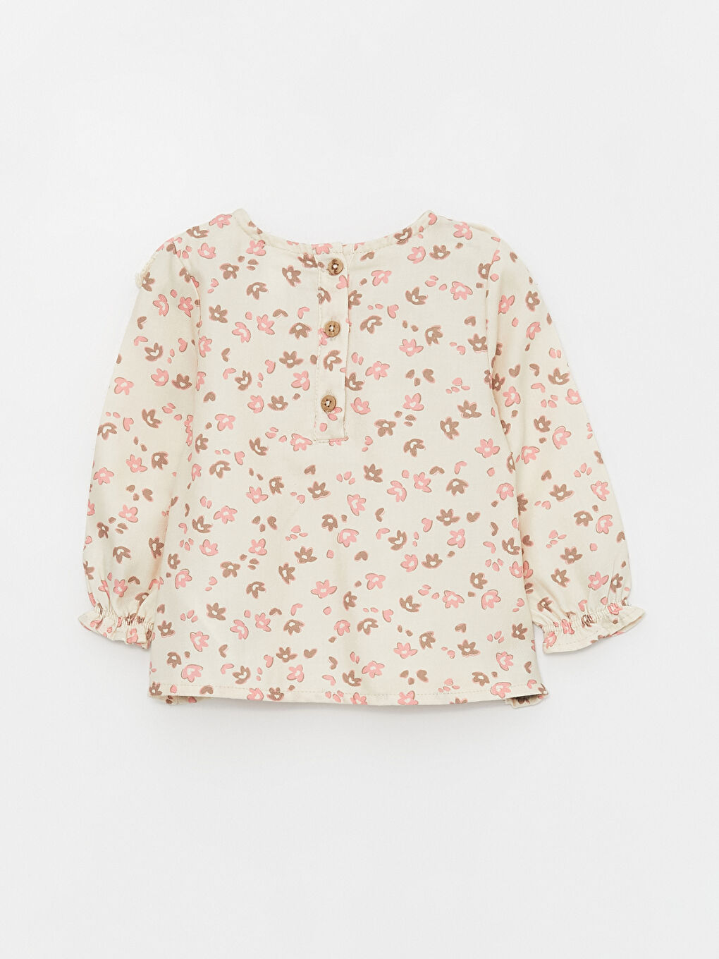 LCW baby Ensemble Blouse et Leggings Imprimés à Manches Longues et Col Rond pour Bébés Filles Lot de 2 -S43755Z1-LRB