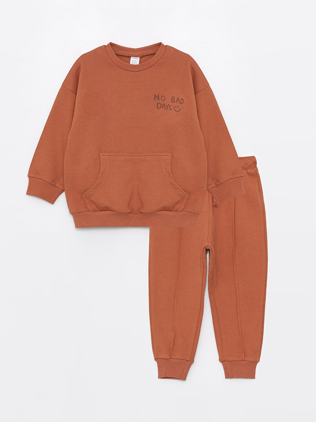 Crew Neck Baby Boy Sweatshirt and Tracksuit Bottom 2 Pack -S43804Z1-GQY