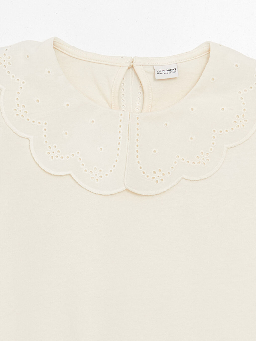 ბავშვის საყელო მოკლემკლავიანი გოგონების მაისური-2