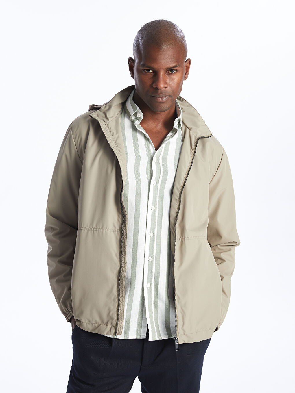 SOUTHBLUE Standard Fit Hooded Men's Coat -S43868Z8-QSC