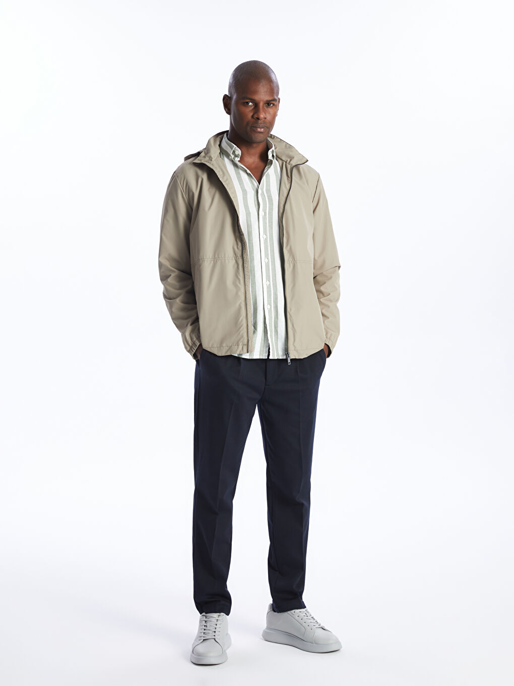 SOUTHBLUE Standard Fit Hooded Men's Coat -S43868Z8-QSC