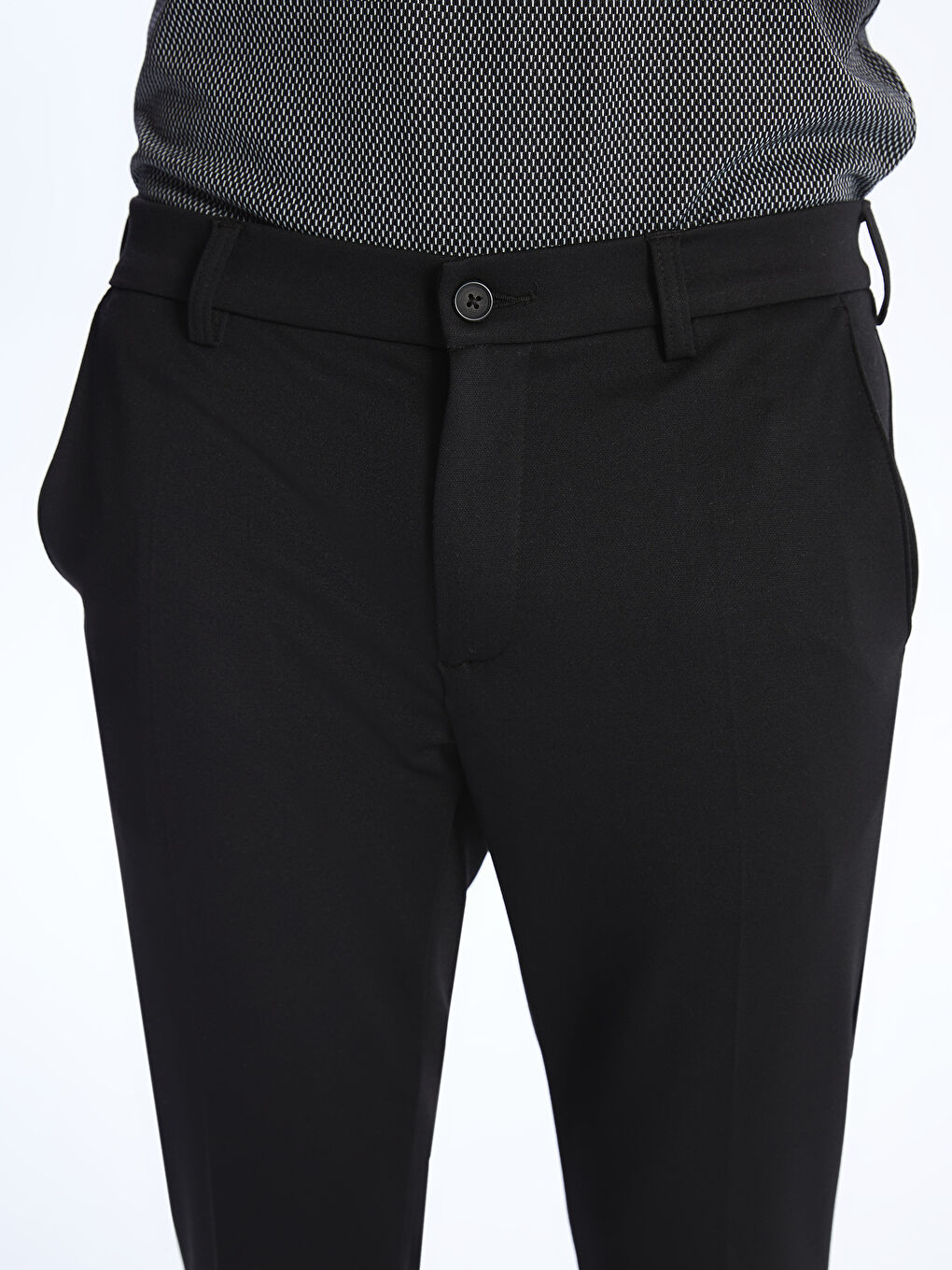 Dar Kalıp Erkek Chino Pantolon-4