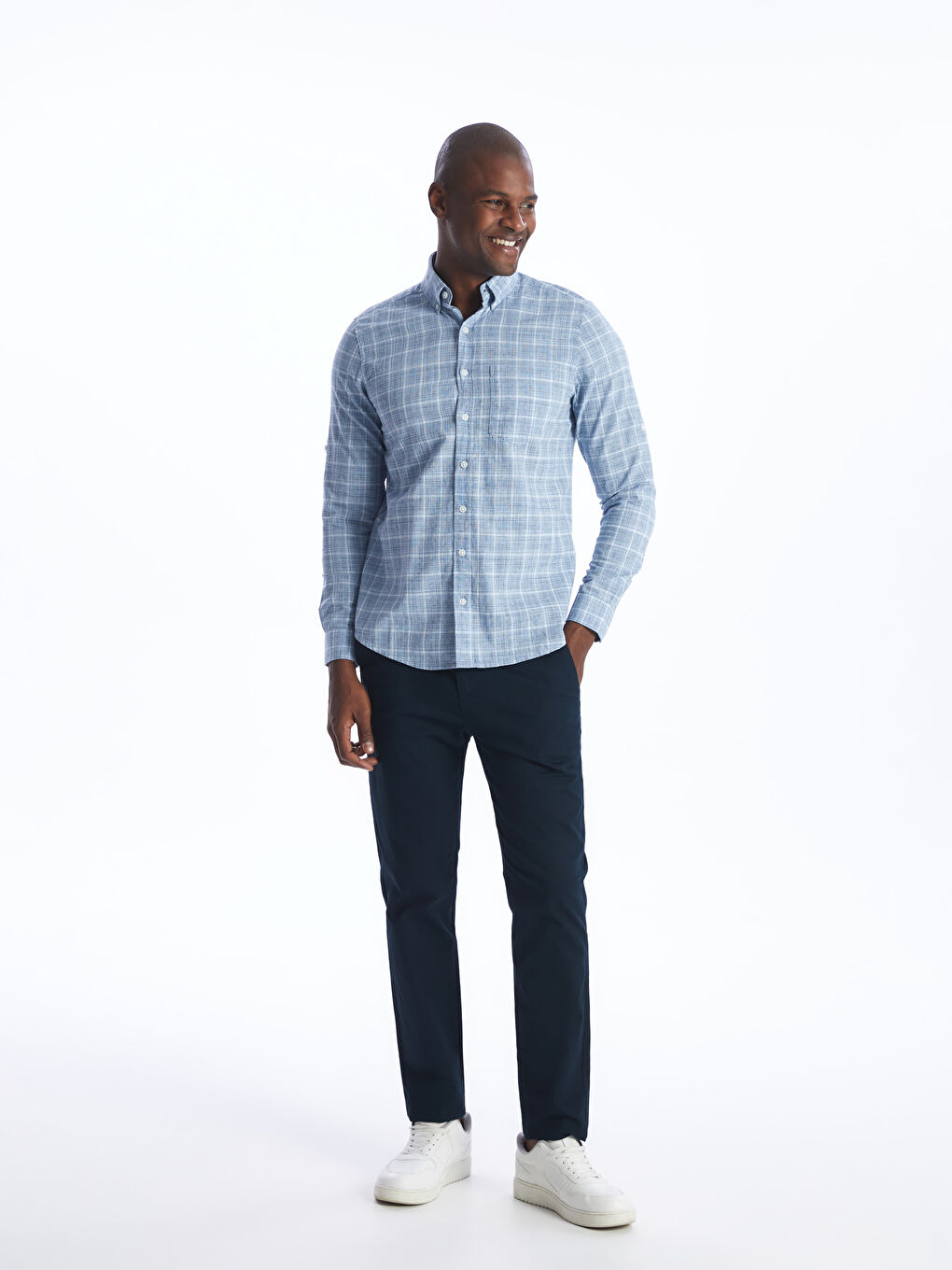 Muške slim-fit chino pantalone -S43880Z8-KN7