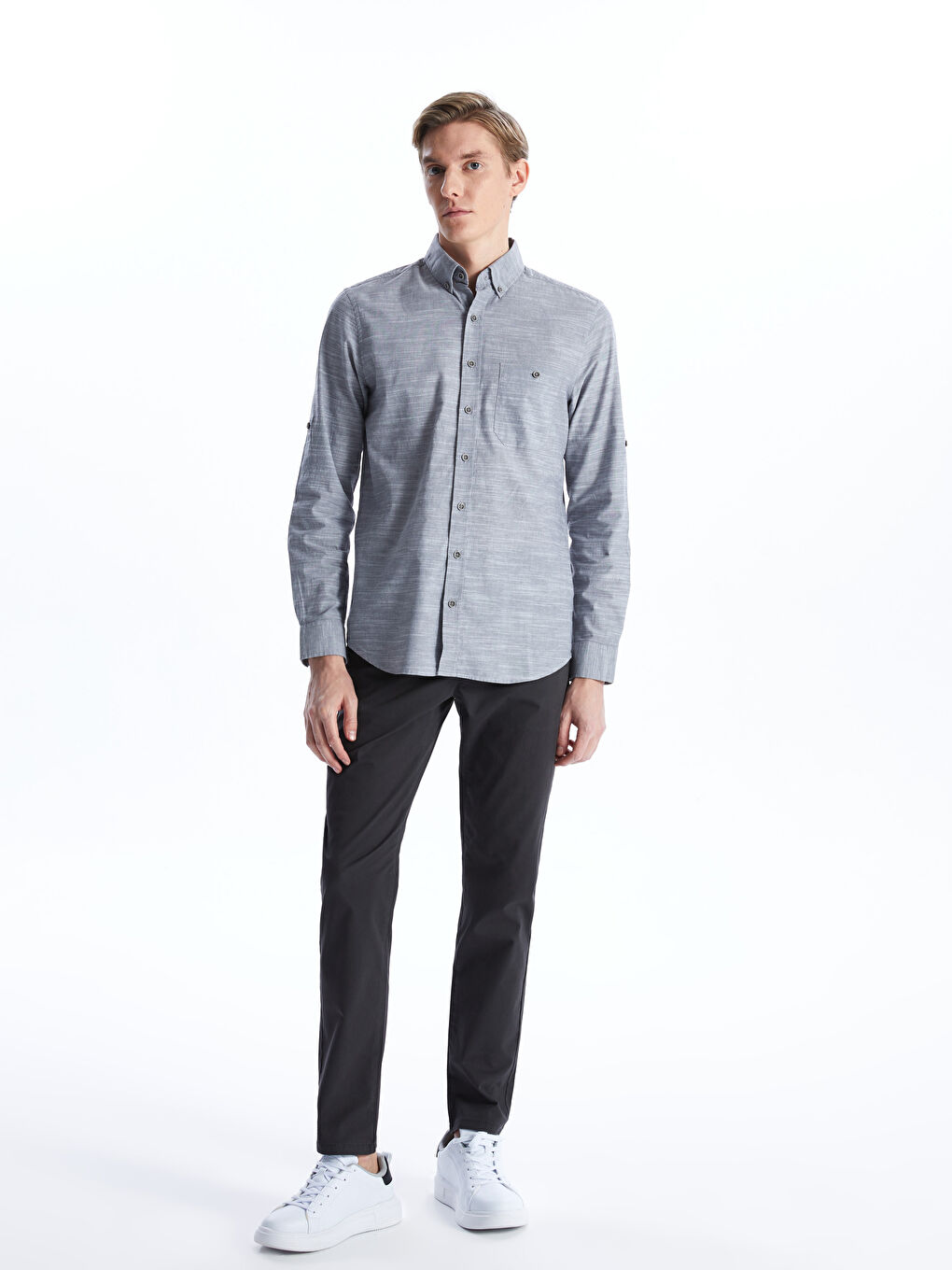 Muške slim-fit chino pantalone -S43880Z8-S2L