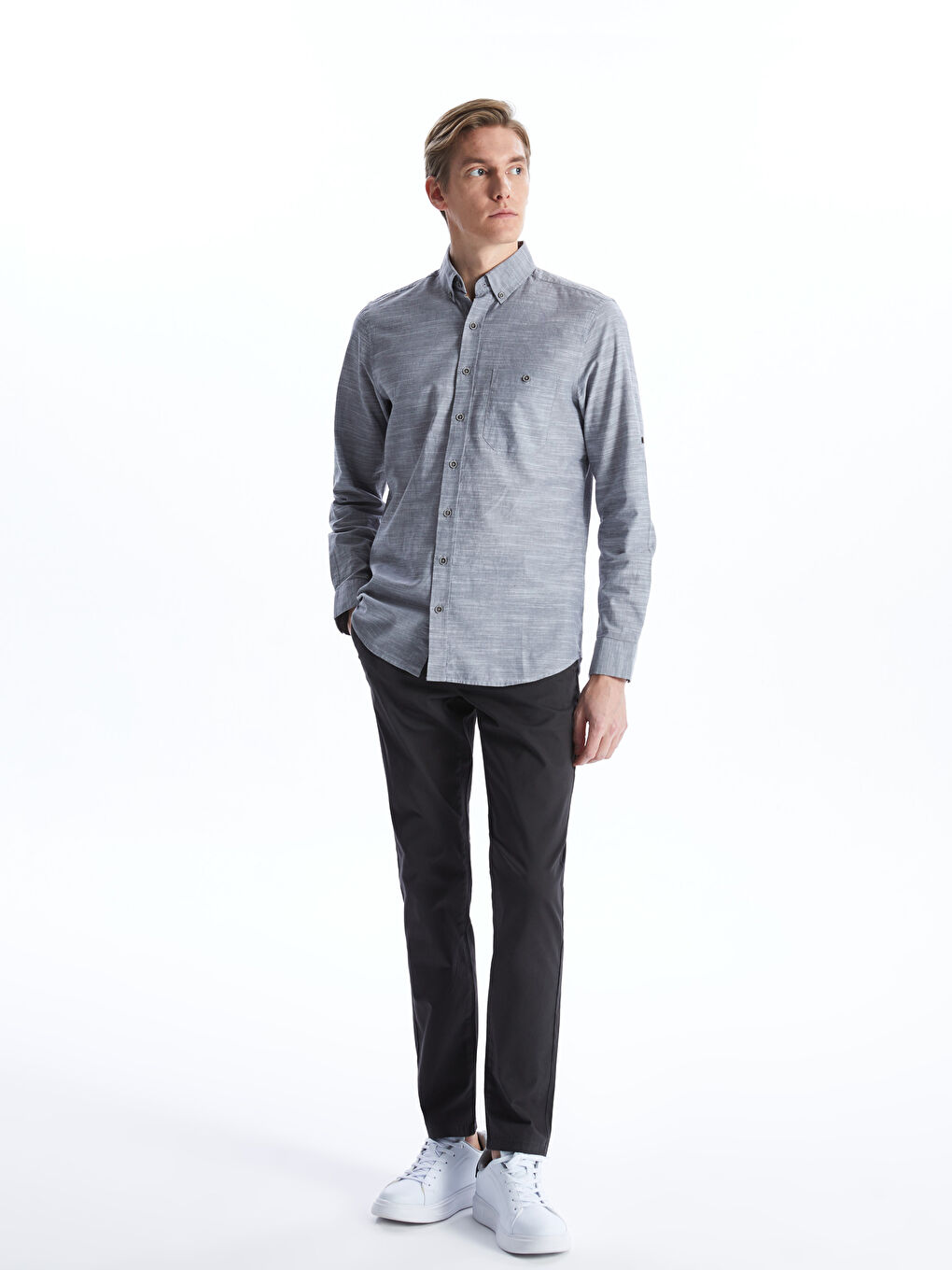 Muške slim-fit chino pantalone -S43880Z8-S2L