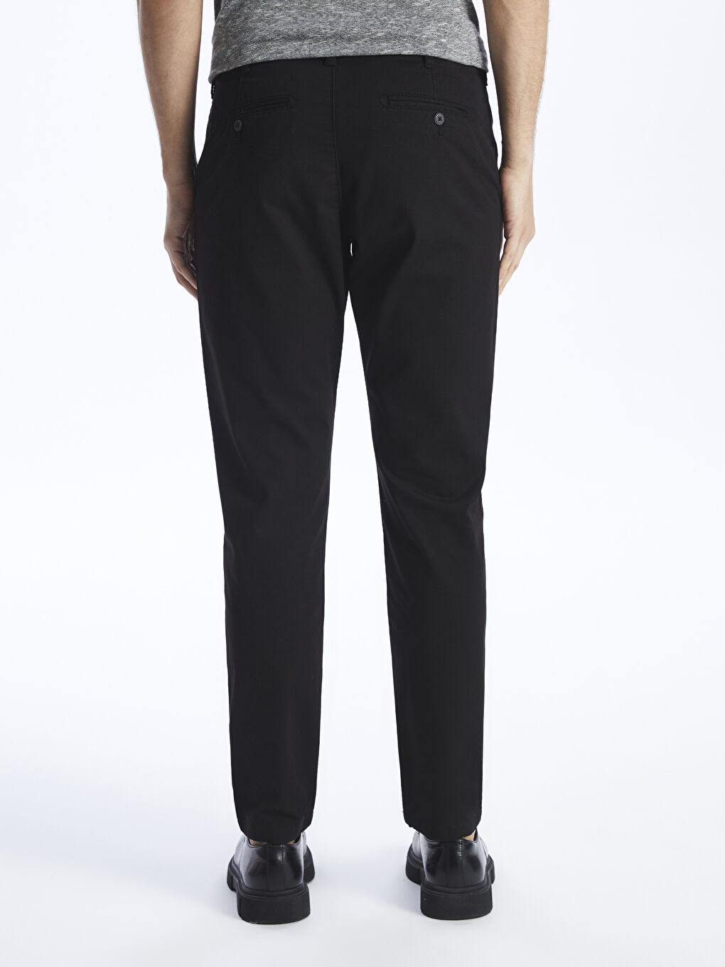 LCWAIKIKI Classic Slim Fit Men's Chino Trousers -S43881Z8-CVL