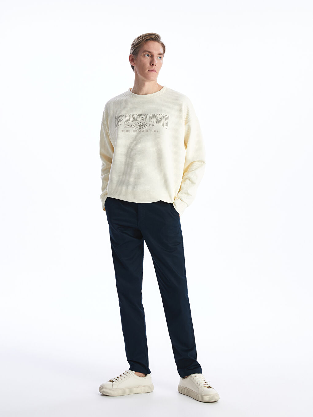 Slim fit muške pantalone  -S43883Z8-KN7