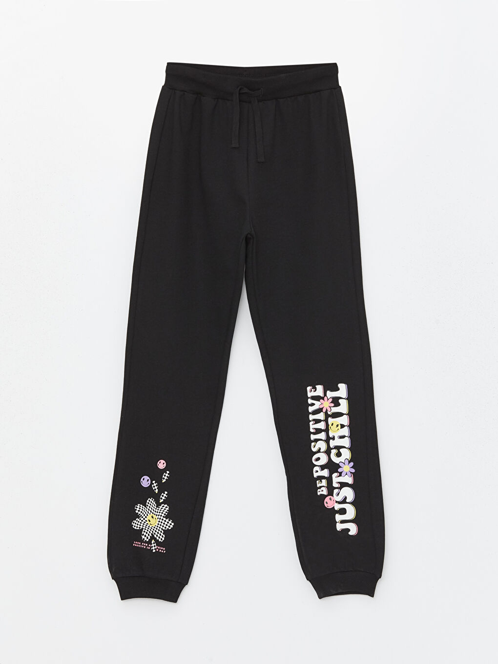 Elastic Waist Printed Girl Jogger Sweatpants -S43886Z4-CVL