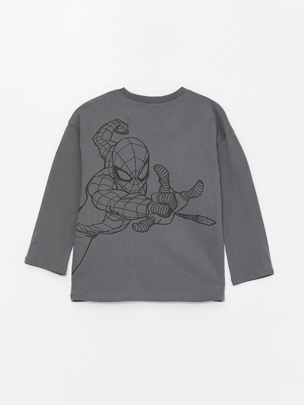 Crew Neck Long Sleeve Spider-Man Printed Baby Boy T-Shirt -S43896Z1-HGL