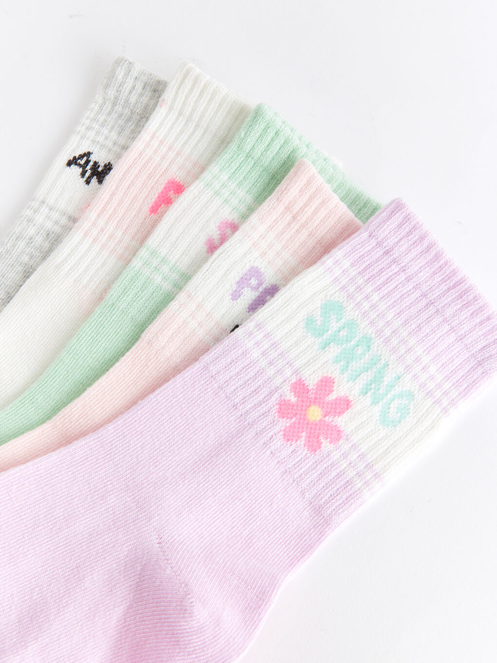 Chaussettes de Cheville à Motifs pour Filles Lot de 5 Pièces-2