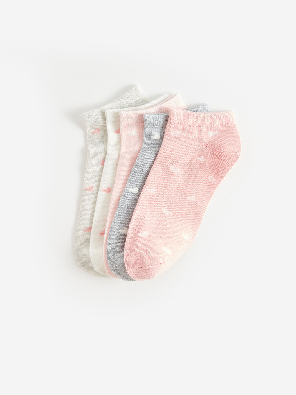 Chaussettes d'entraînement à motifs pour Femmes Lot de 5 pièces-1