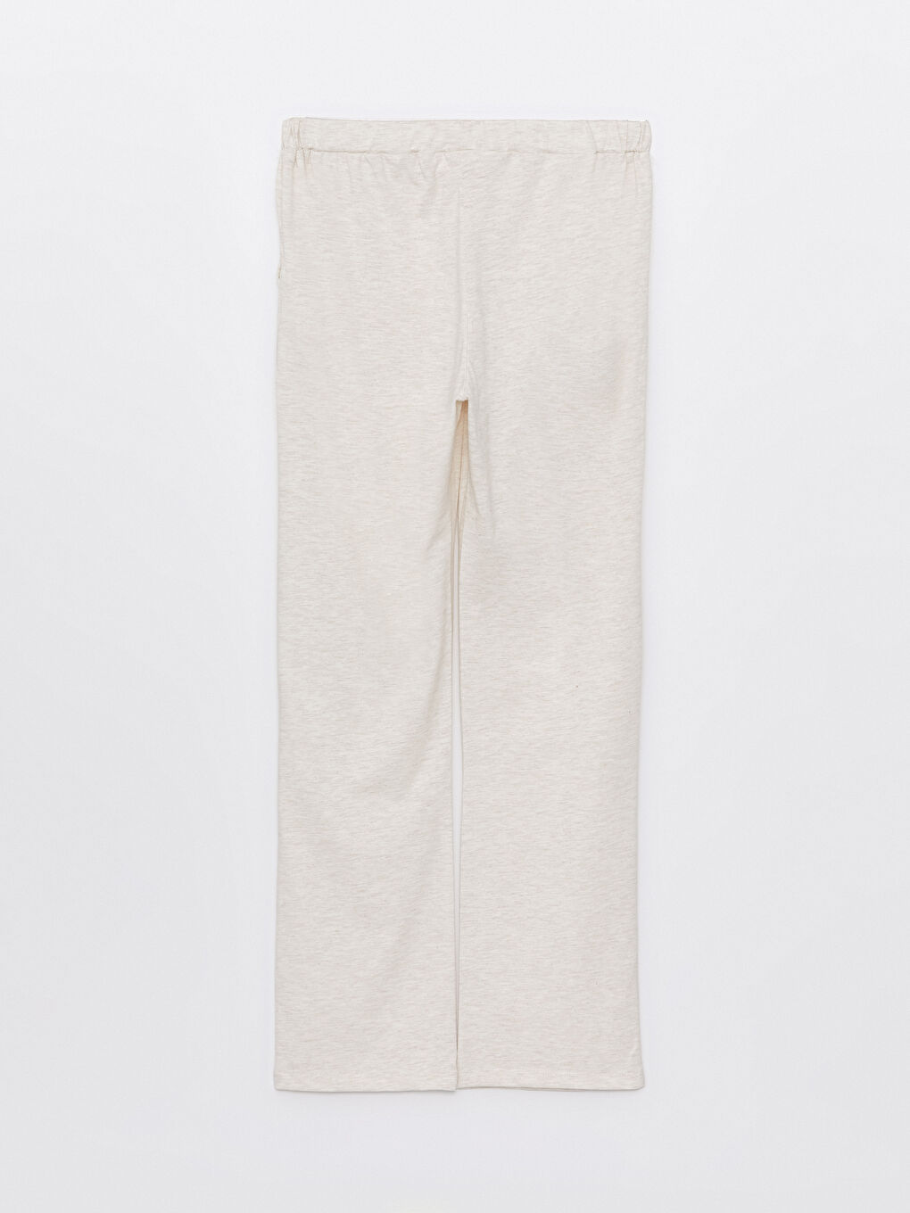 LCW DREAM Bej Kadın Beli Lastikli Düz Pijama Alt - 1