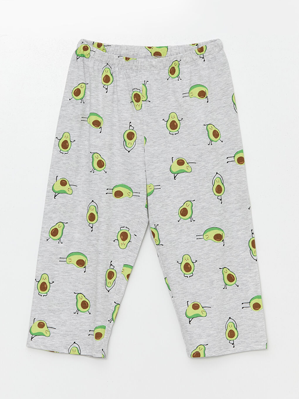 LCW Kids Crew Neck Printed Short Sleeve Girls' Pyjama Set -S44079Z4-FYE