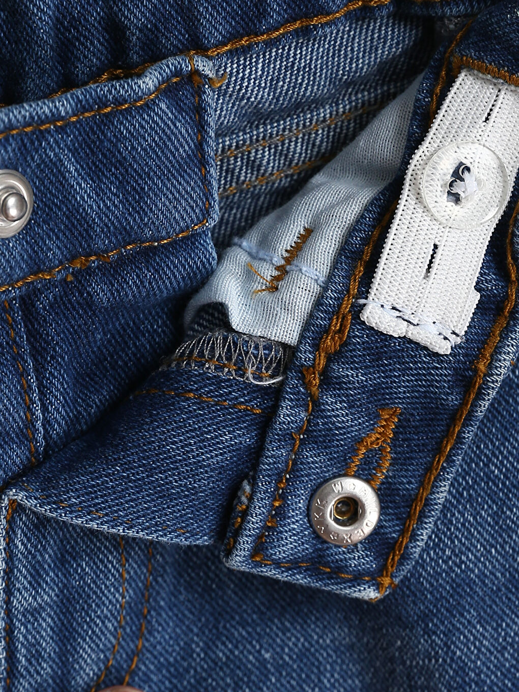 Джинсы для малышей мальчиков с регулируемой талией-7