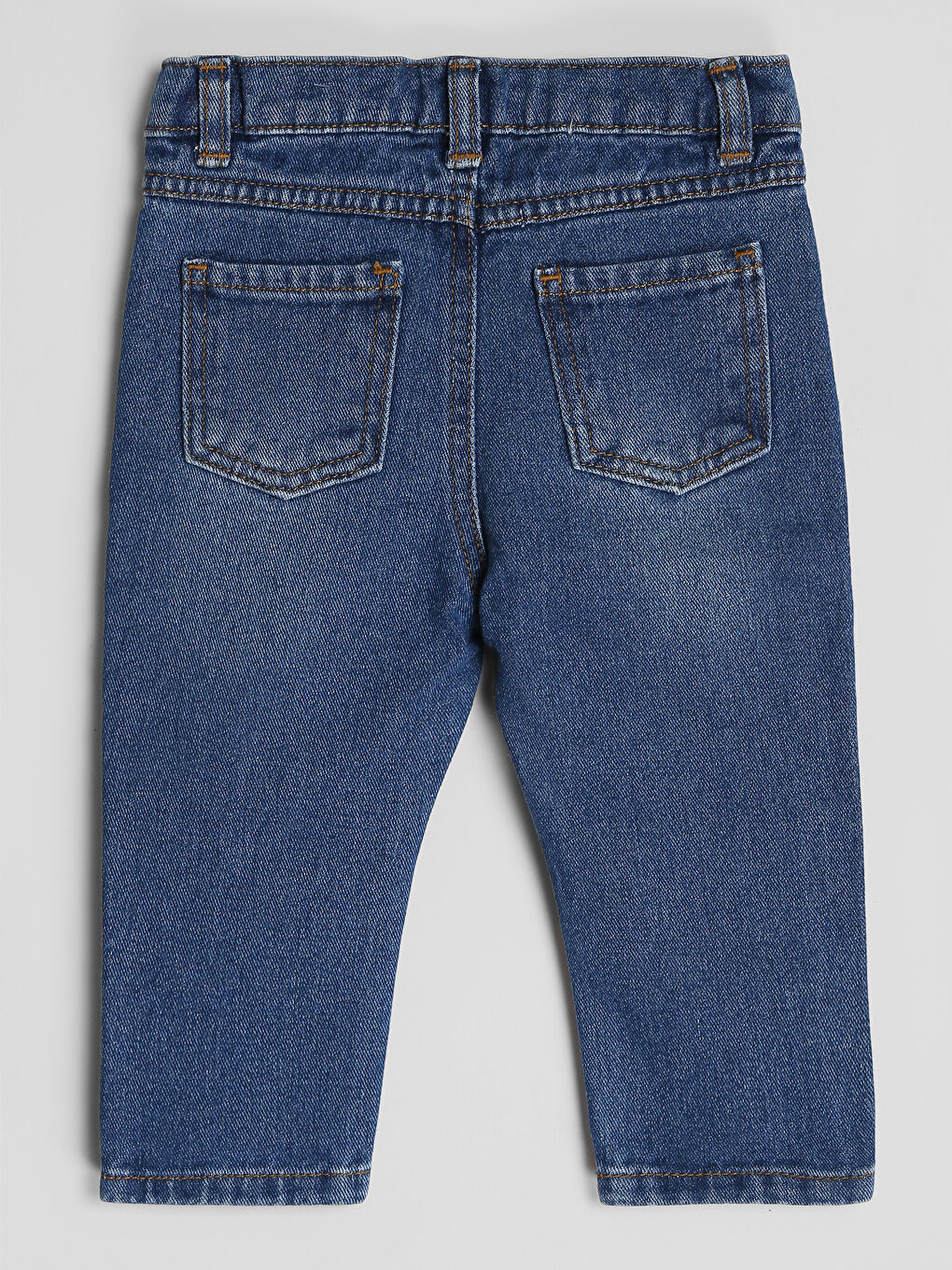 Джинсы для малышей мальчиков с регулируемой талией-3