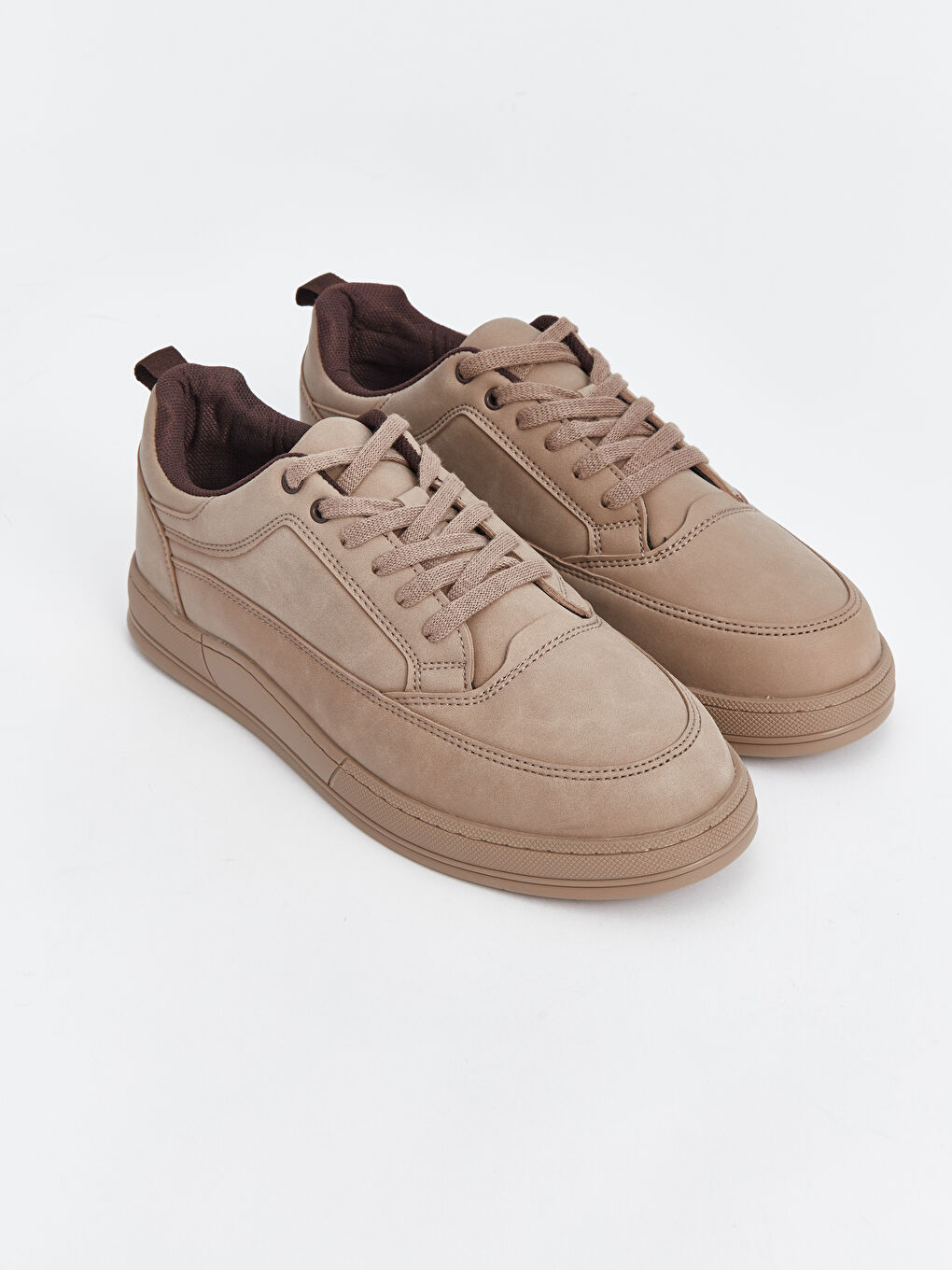 Bej Bağcıklı Erkek Spor Ayakkabı