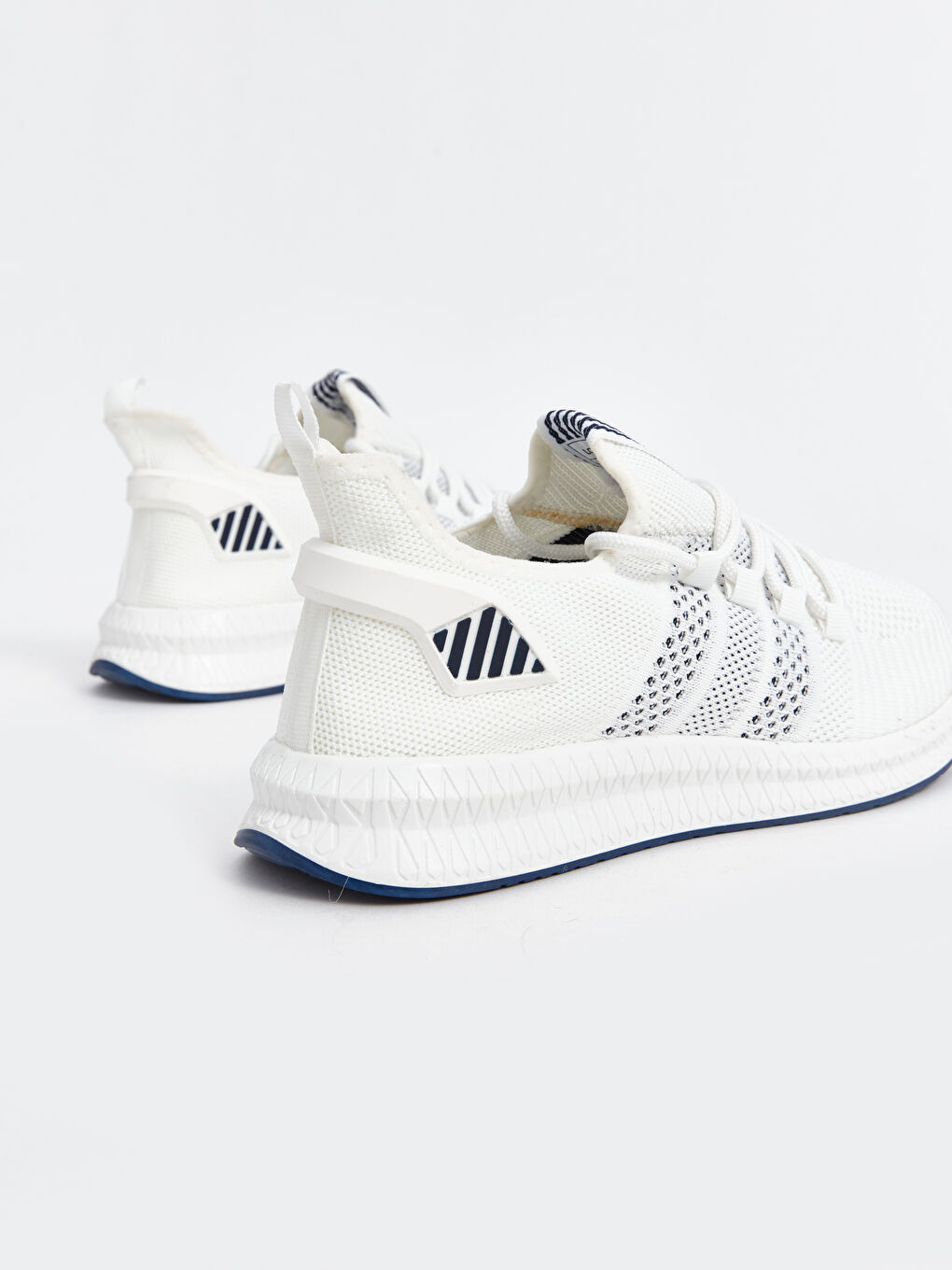 Beyaz File Detaylı Erkek Spor Ayakkabı-4