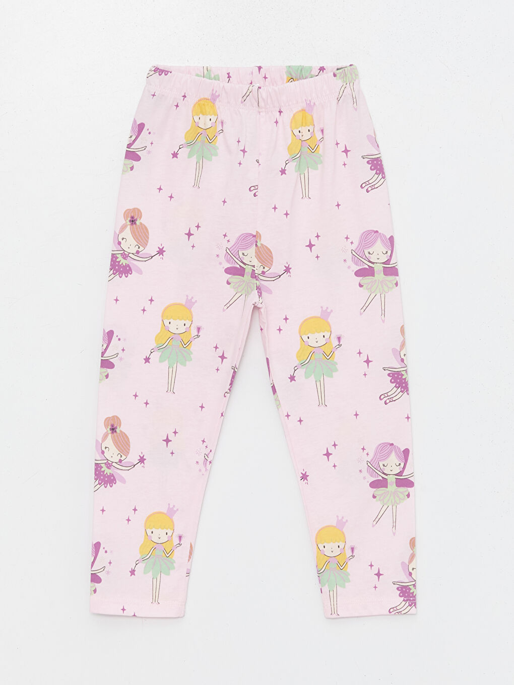 Polo Collar Long Sleeved Printed Baby Girl Pajamas Set -S44119Z1-LSZ