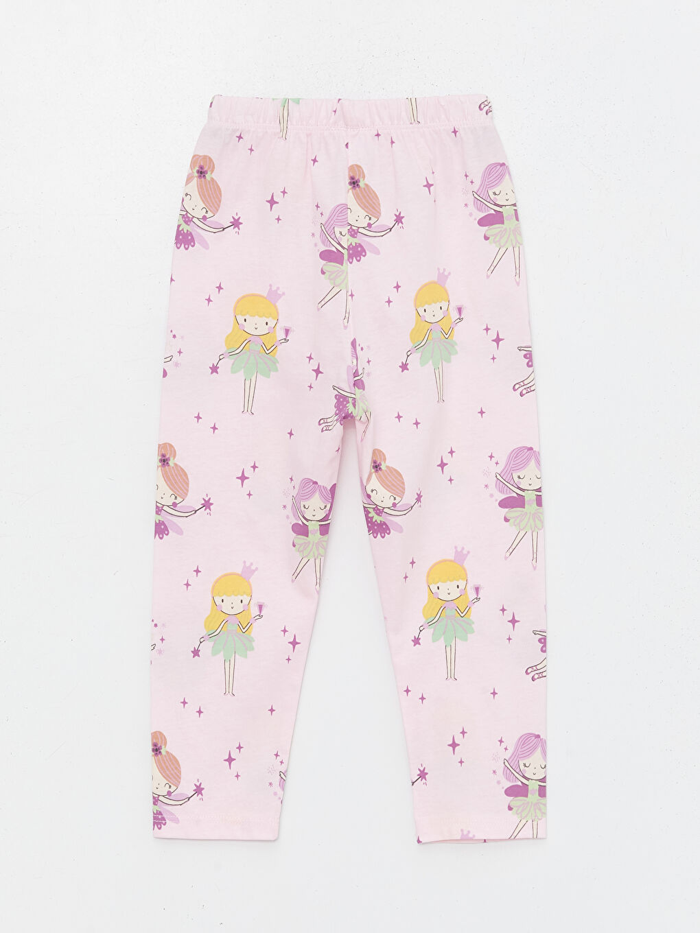 Polo Collar Long Sleeved Printed Baby Girl Pajamas Set -S44119Z1-LSZ