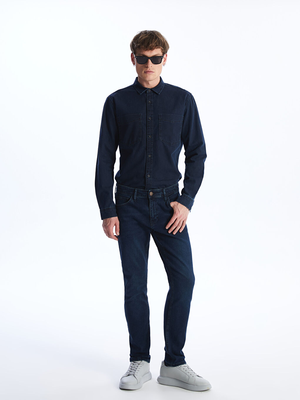 LCW Jeans Koyu Rodeo 750 Slim Fit Erkek Jean Pantolon