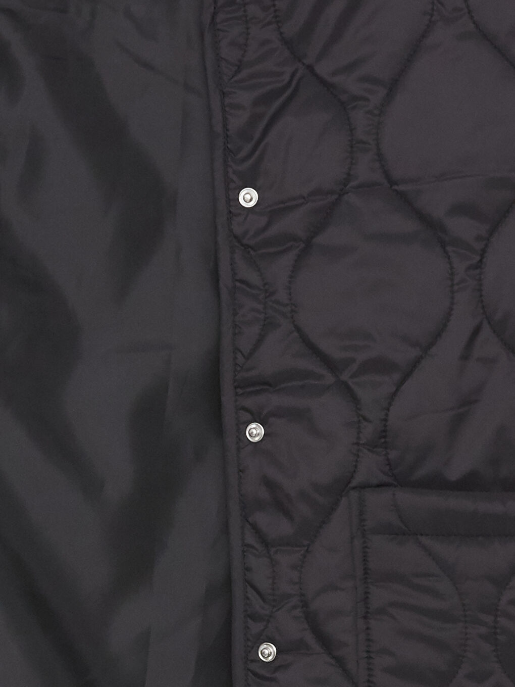 Crew Neck Self-Patterned Women's Puffer Vest -S44298Z8-CVL