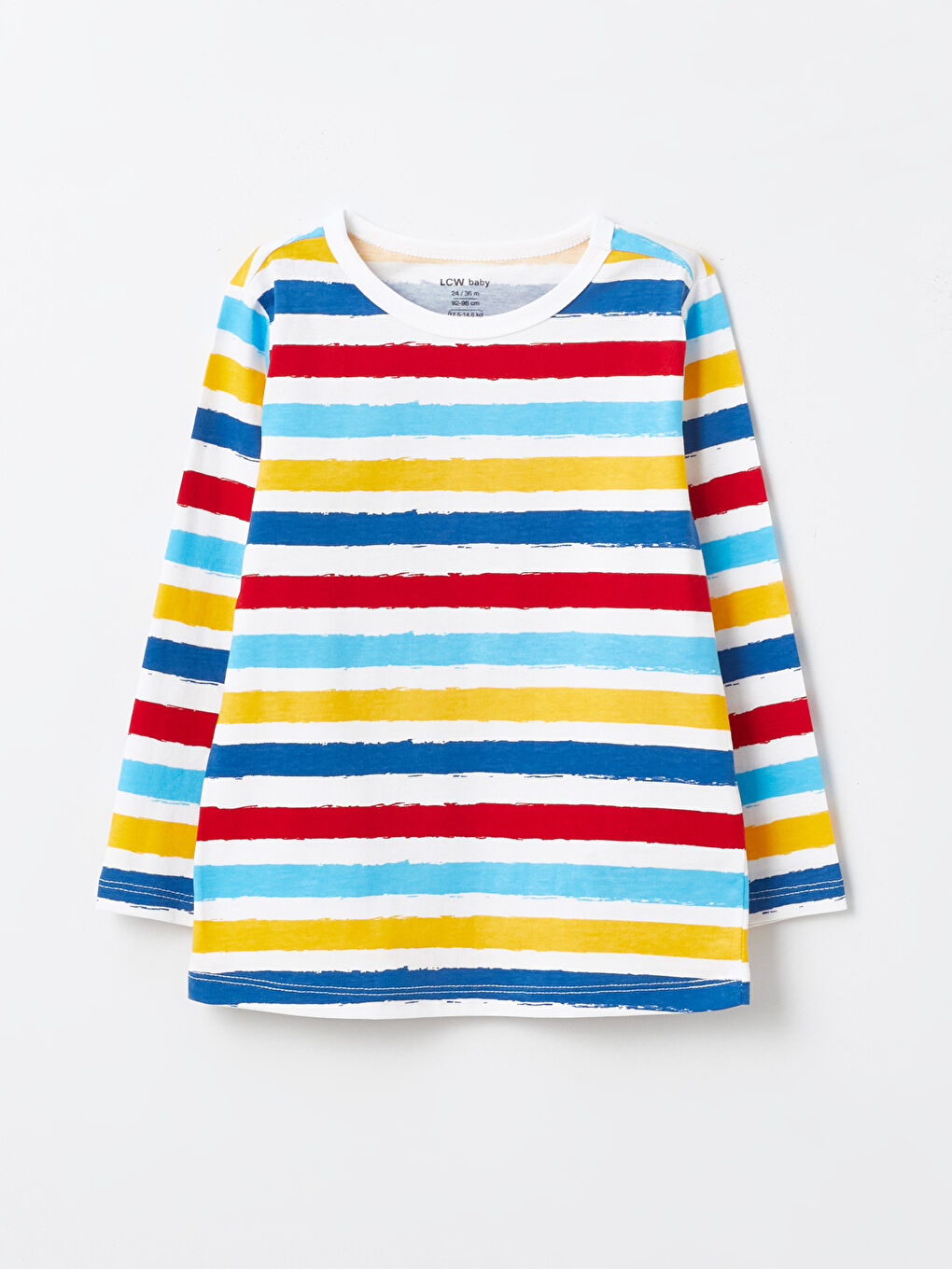 Long Sleeve Crew Neck Pyjamas Set, 2 Packed -S44320Z1-FFB