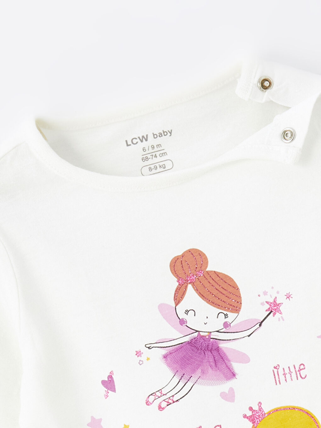 LC Waikiki Crew Neck Printed Baby Girls' Pyjama Set -S44338Z1-FDU