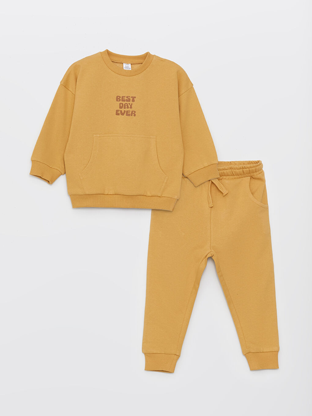 Crew Neck Long Sleeve Printed Baby Boy Sweatshirt and Sweatpants 2-Pack Set -S44355Z1-GFE
