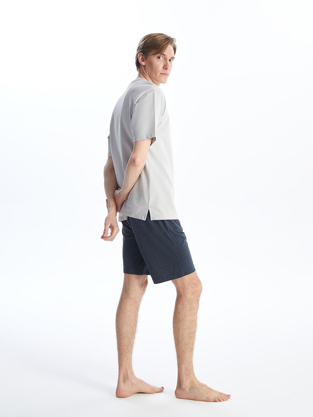 Slim fit donji deo pidžame - šorts -S44365Z8-LBF