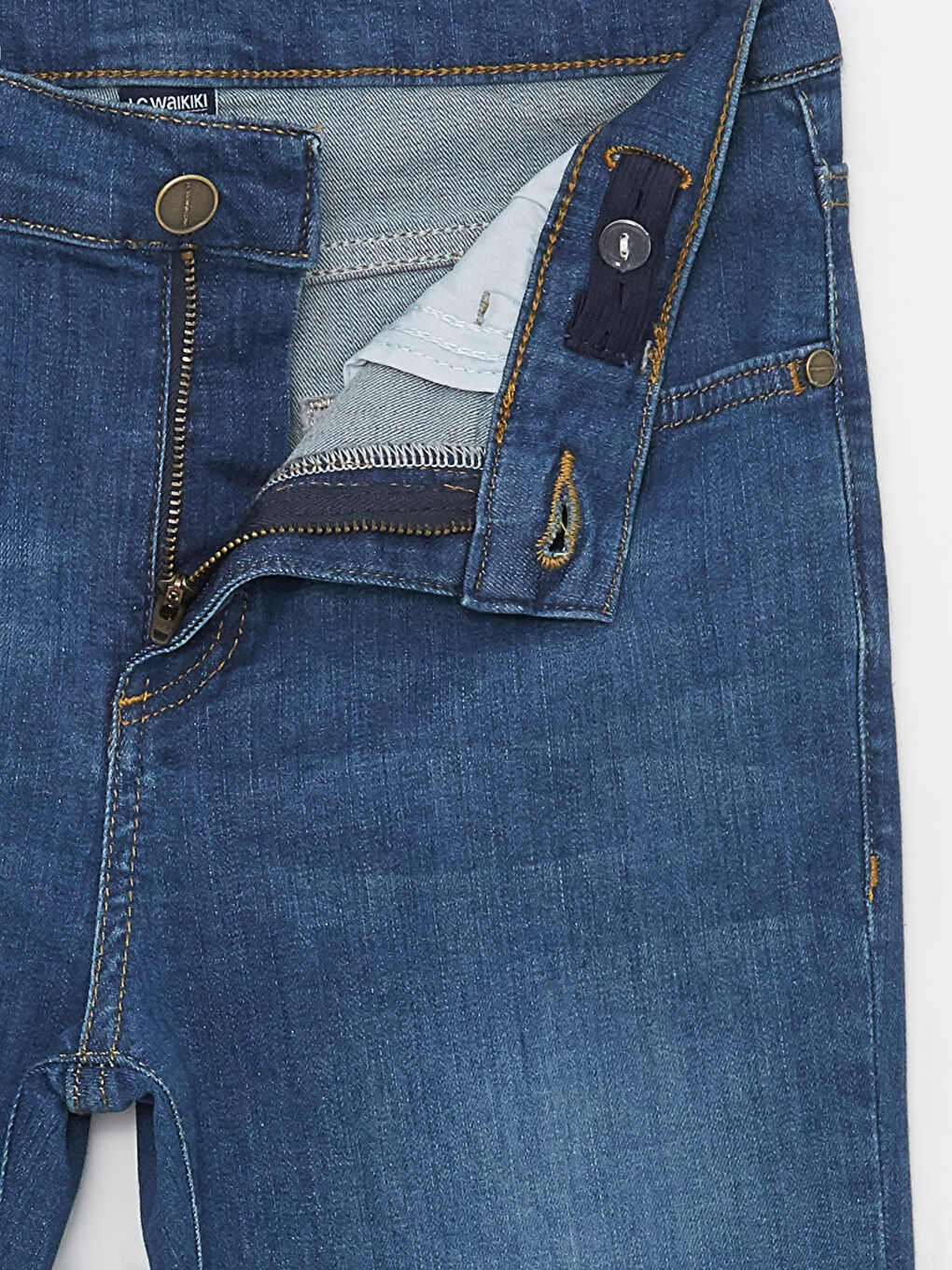 Adjustable Elastic Waist Boys' Jeans -S44391Z4-507