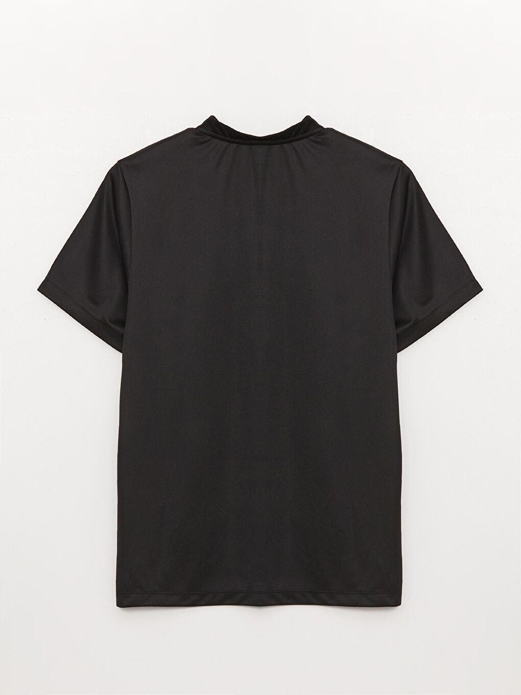 DRY-TECH Zipper Standing Collar Short Sleeve Men's T-Shirt -S44516Z8-CVL