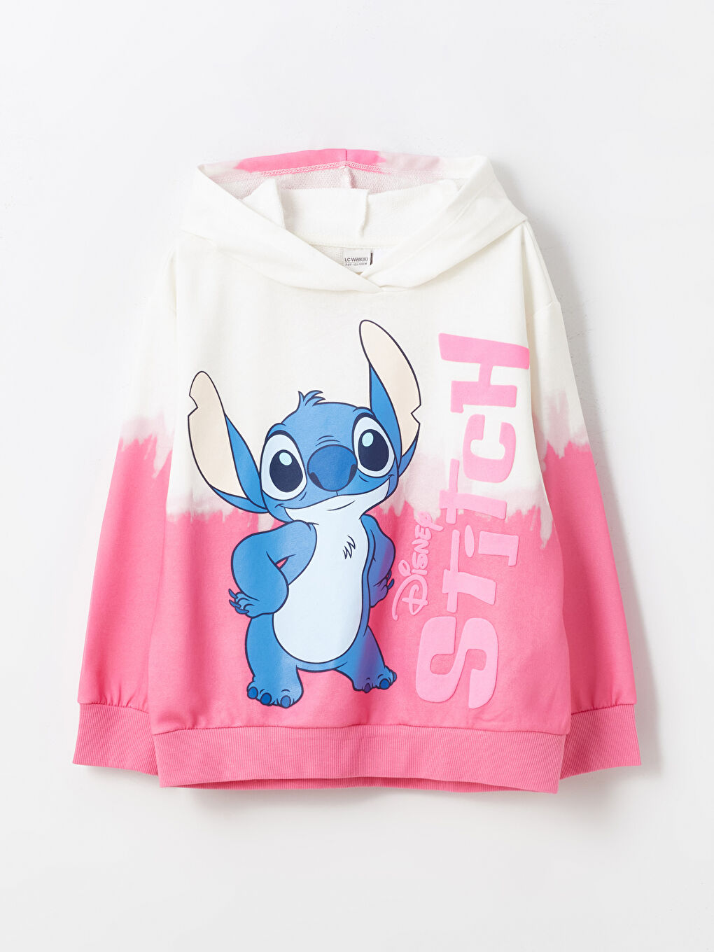 Stitch Printed Girl's Hoodie -S44531Z4-LT4