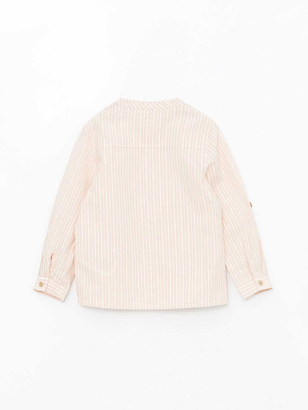 Grandad Collar Long Sleeve Striped Baby Boy Shirt -S44646Z1-LHJ