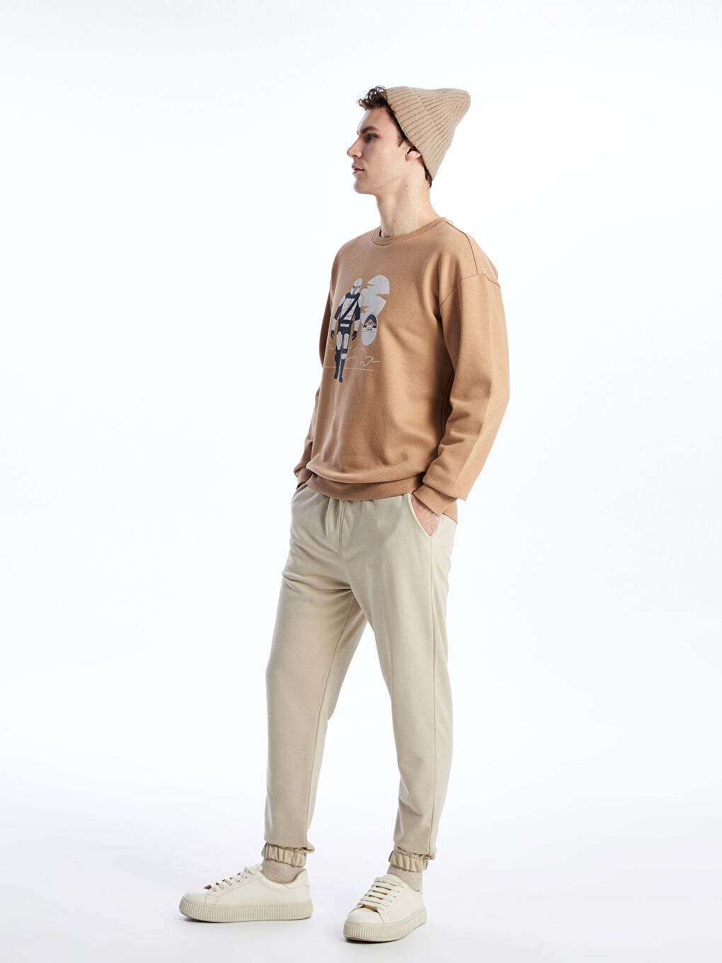 Slim Fit Men's Sweatpants -S44647Z8-SQV