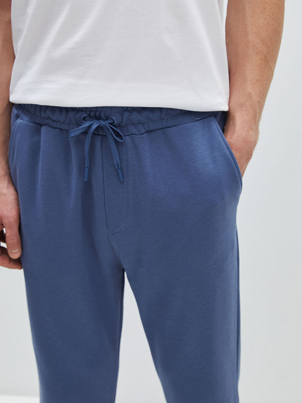 Slim Fit Men's Sweatpants -S44647Z8-VLD